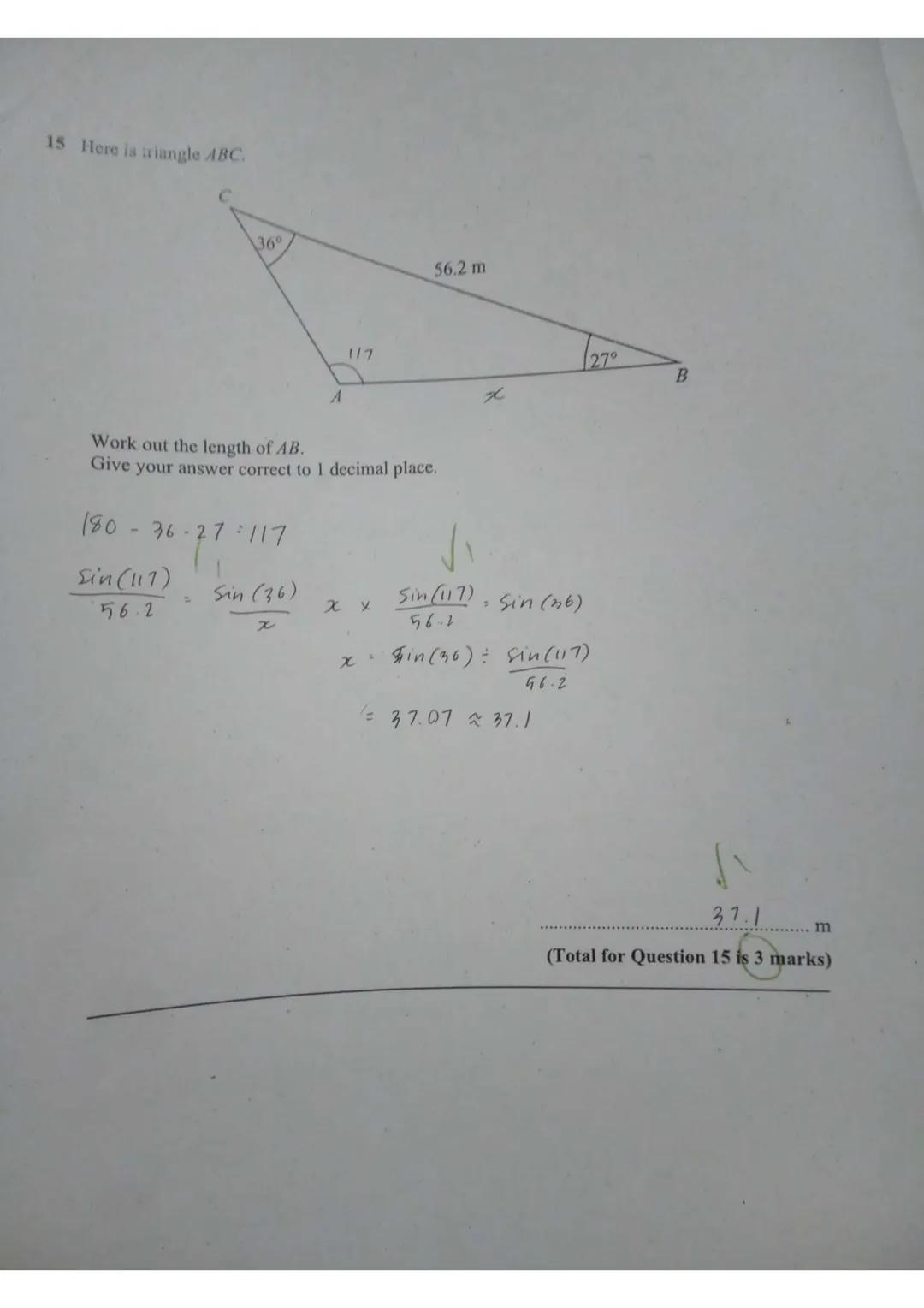 GCSE Mock Exam (Jan 2022)
Maths 2 (Higher) - Calc
Materials
Use a blue/black pen.
You must have a ruler, protractor, pencil and eraser. Trac