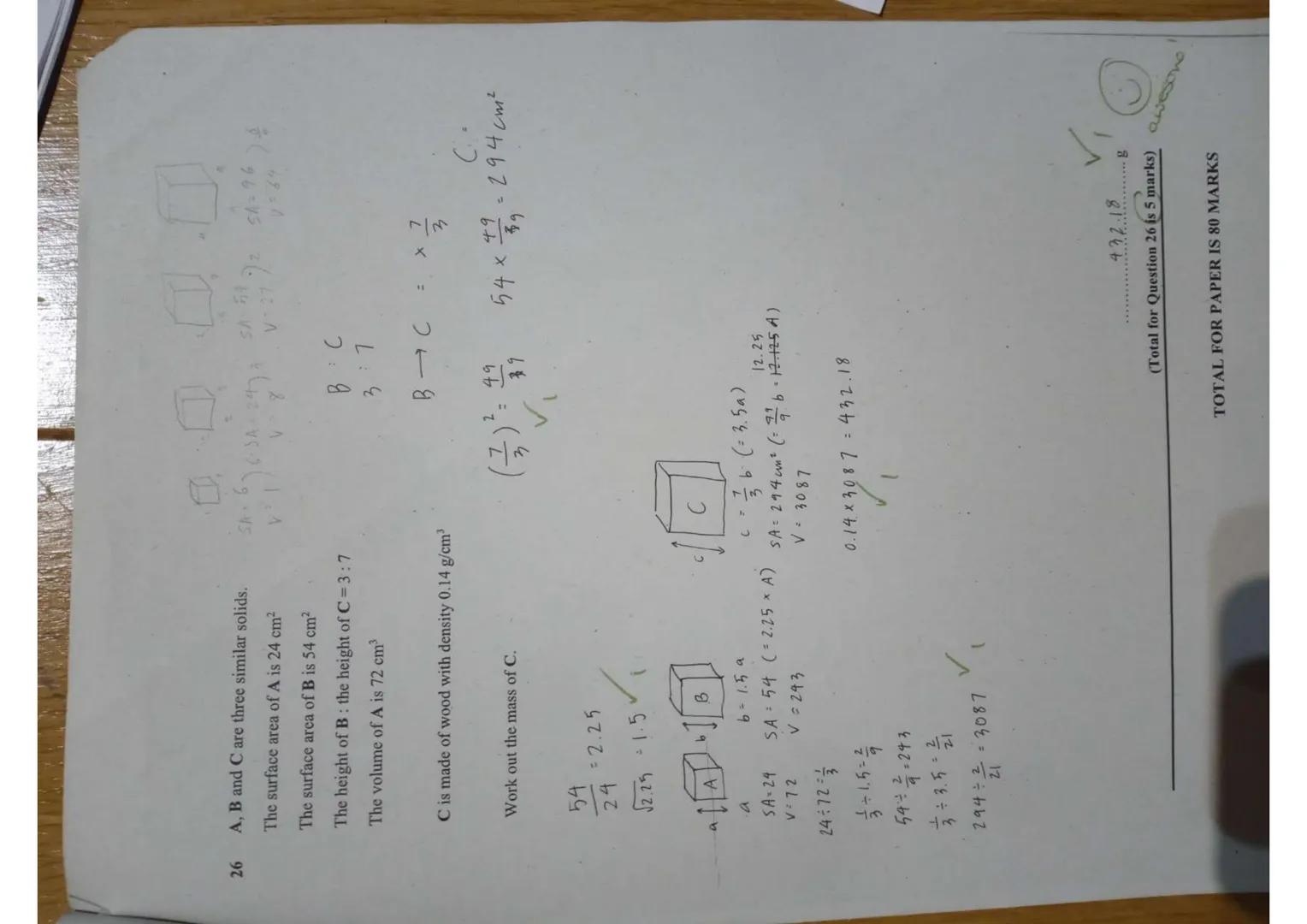 GCSE Mock Exam (Jan 2022)
Maths 2 (Higher) - Calc
Materials
Use a blue/black pen.
You must have a ruler, protractor, pencil and eraser. Trac