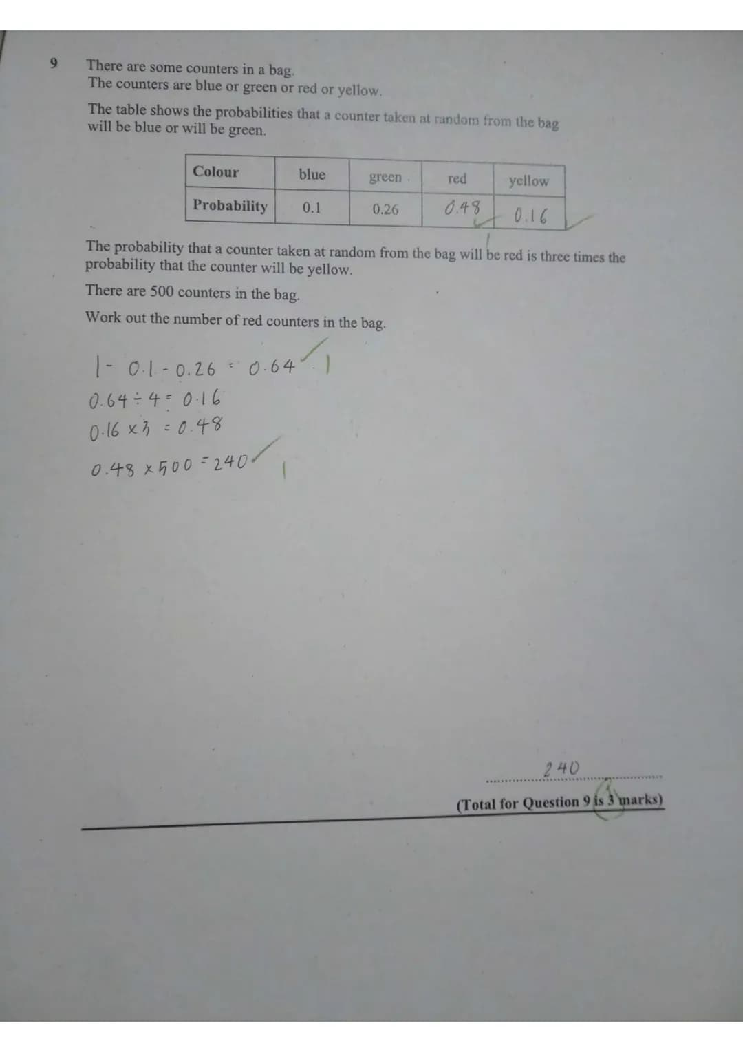 GCSE Mock Exam (Jan 2022)
Maths 2 (Higher) - Calc
Materials
Use a blue/black pen.
You must have a ruler, protractor, pencil and eraser. Trac