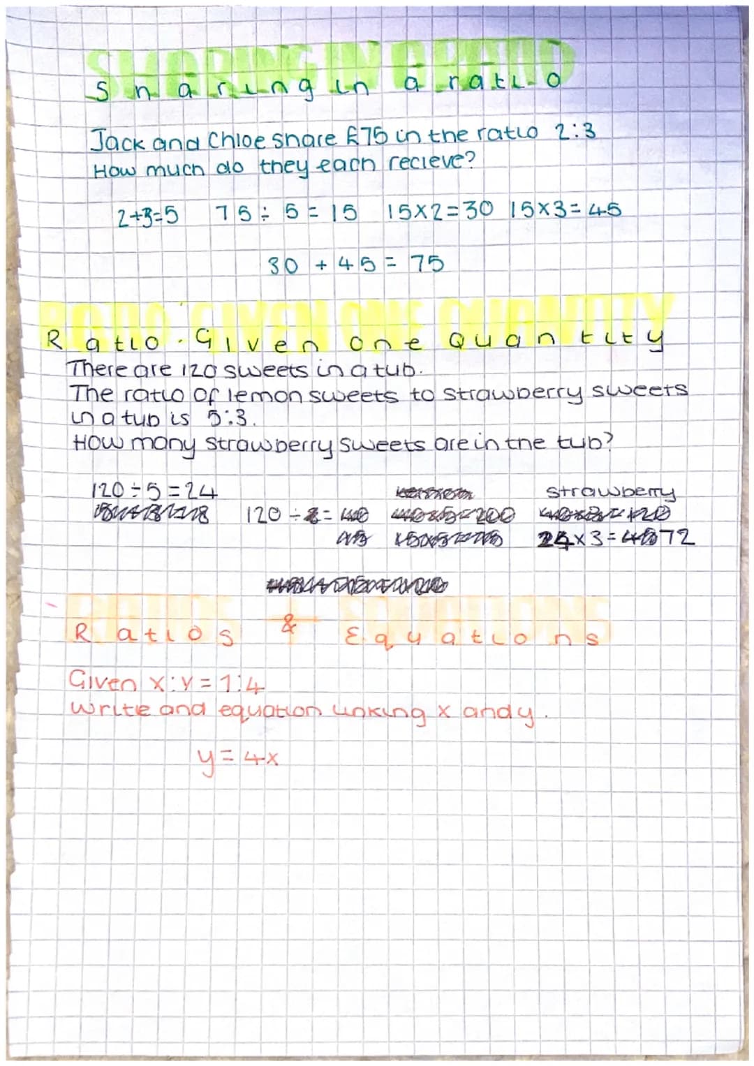 Expanding
Expand and simplify
(x
+
)(x-2) = x² - 2x + 6x - 12
= x² + 4x-12
(2x + 1)(x + 4) = 2x² + 8x + x + 4
= 2x² +9x +4
Expanding
Facto
2