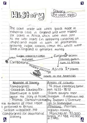 Know The Slave Trade- GCSE History thumbnail