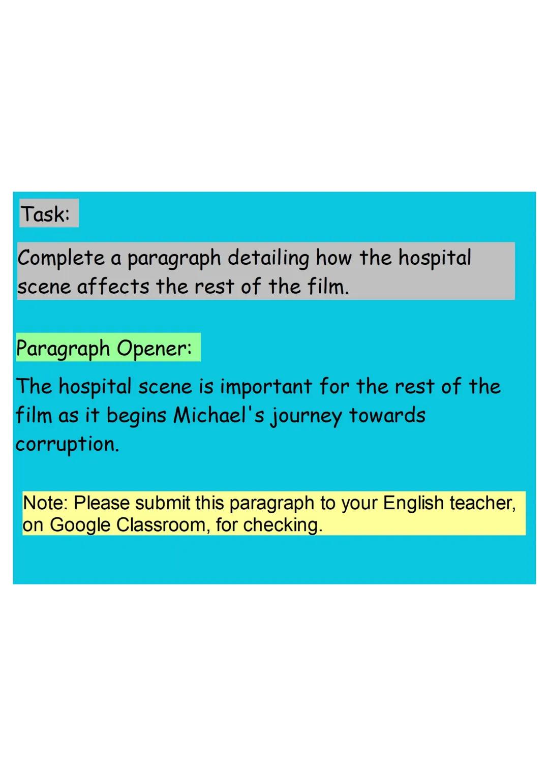 'The Godfather' Revision
A
The
Godfather
"RELAN BADMORE JOE GAAN VIDARE CASPELLANE
Lesson 3: Writing a Critical Essay Layout:
Introduction
4