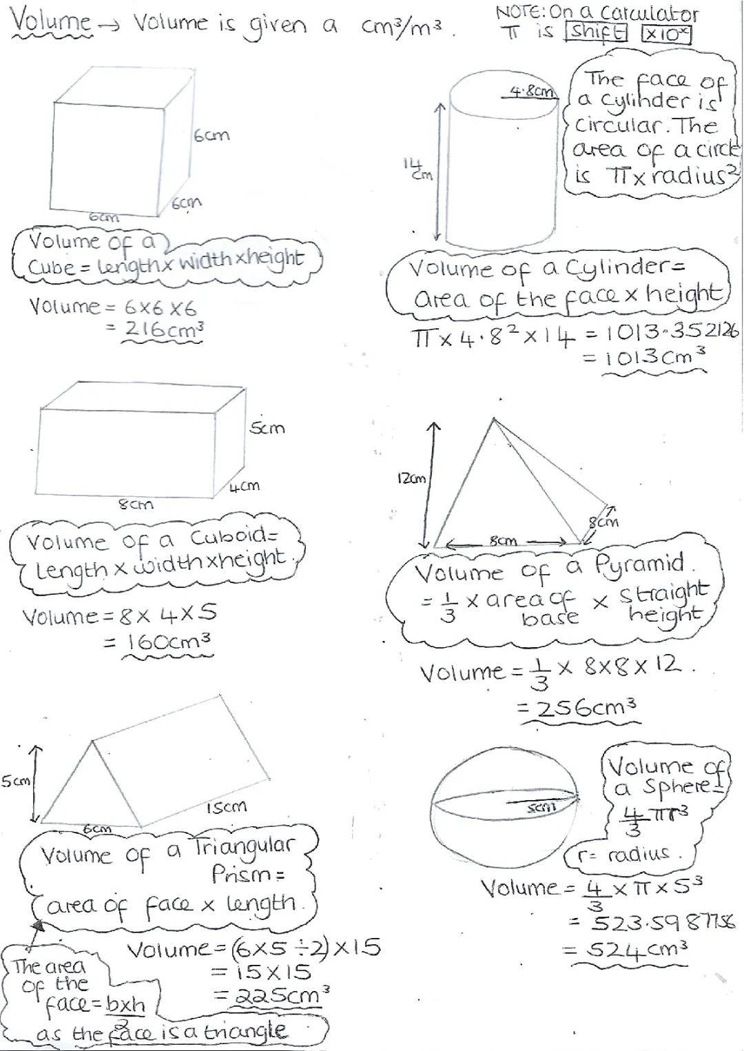 How to Find Volume of Shapes: Cylinders and Triangular Prisms