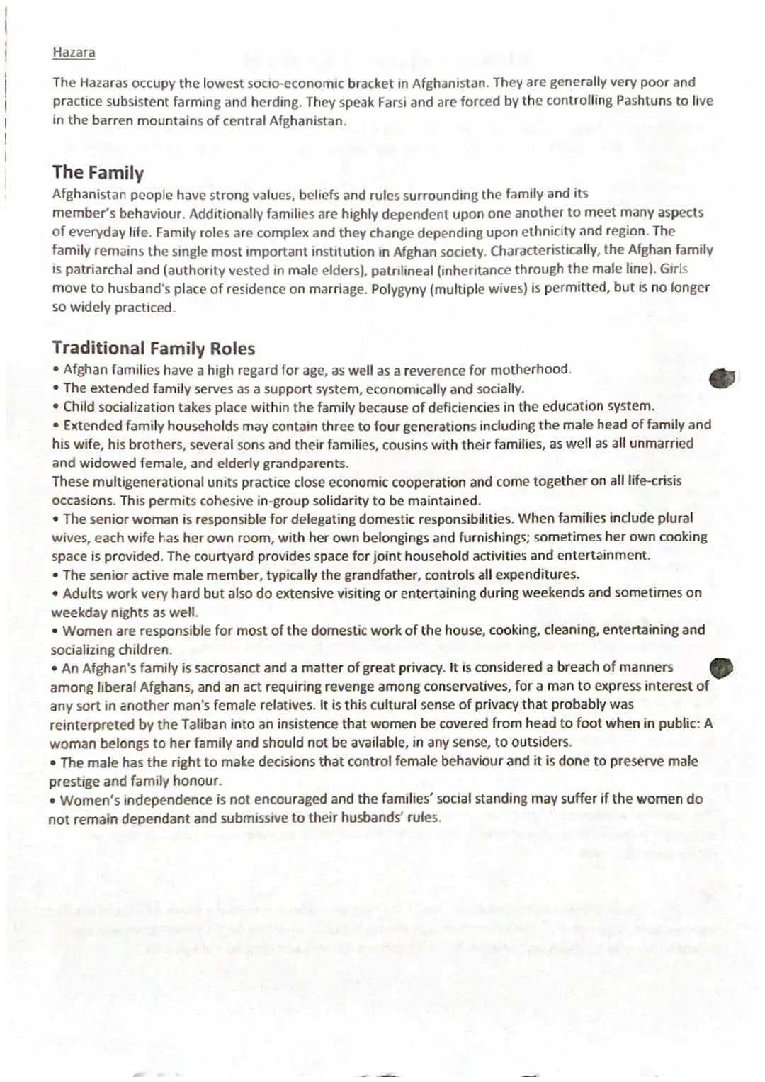 Afghan Culture - Fact sheet
Brief History
• Afghanistan's crossroads position in Central Asia has subjected it to constant invasion and conq
