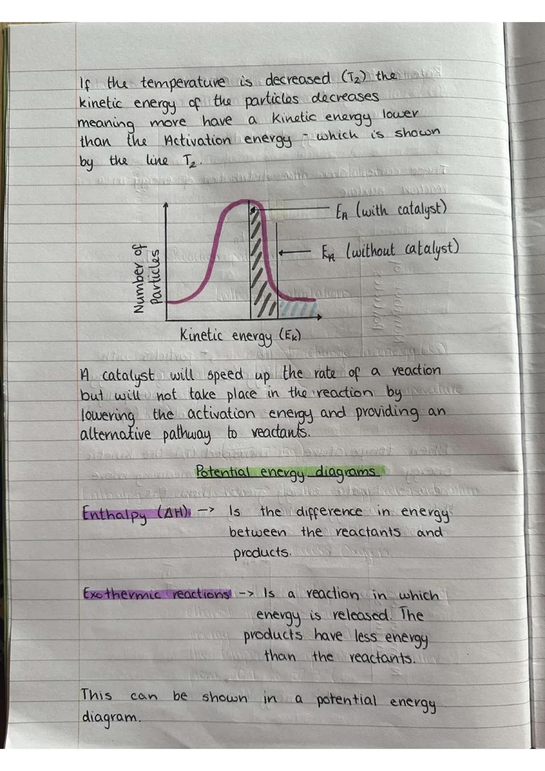 Controlling the rate
tpone Weill
There are 5 factors which affect the rate of a
chemical reaction
-Catalyst
Concentration
-Particle size
Pre