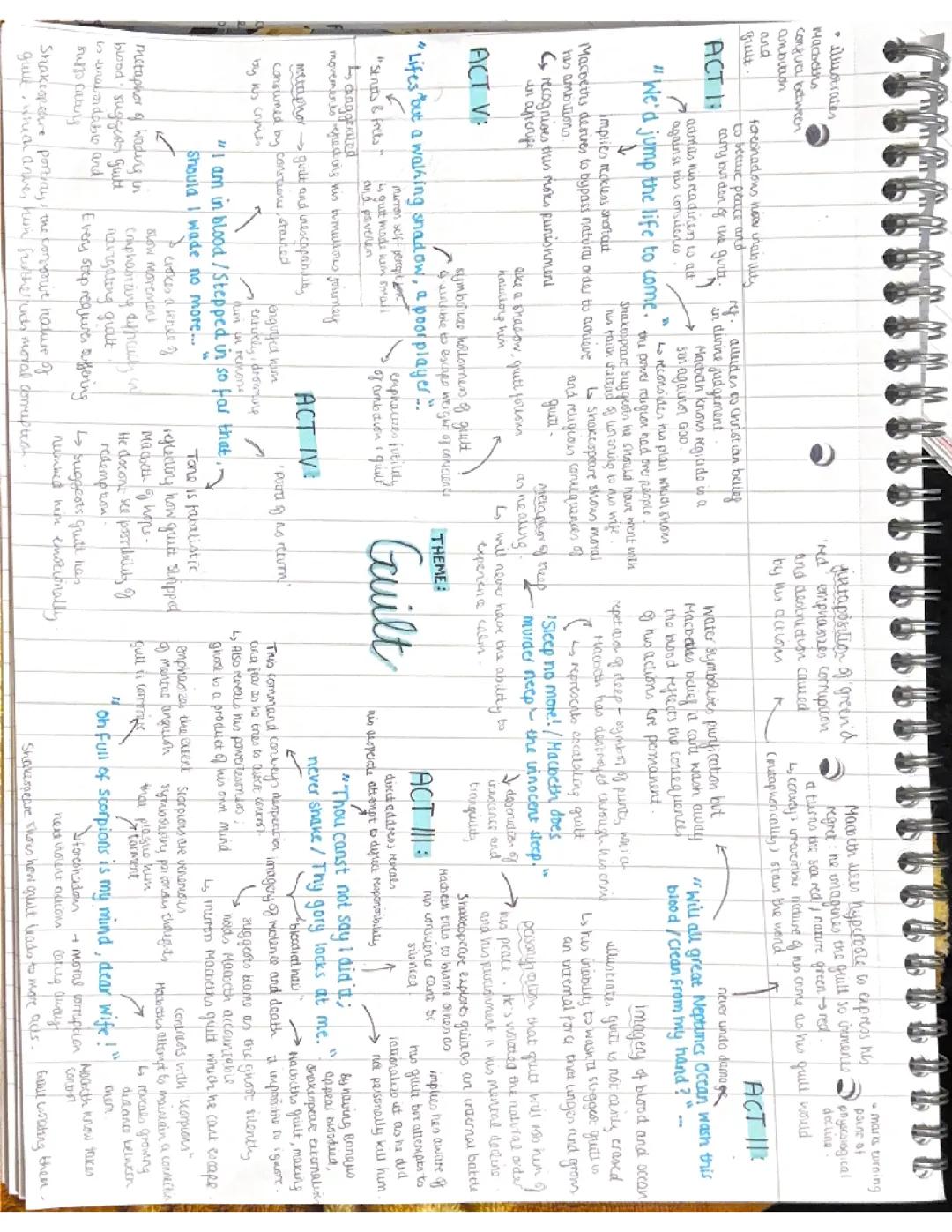 Macbeth Guilt Quotes