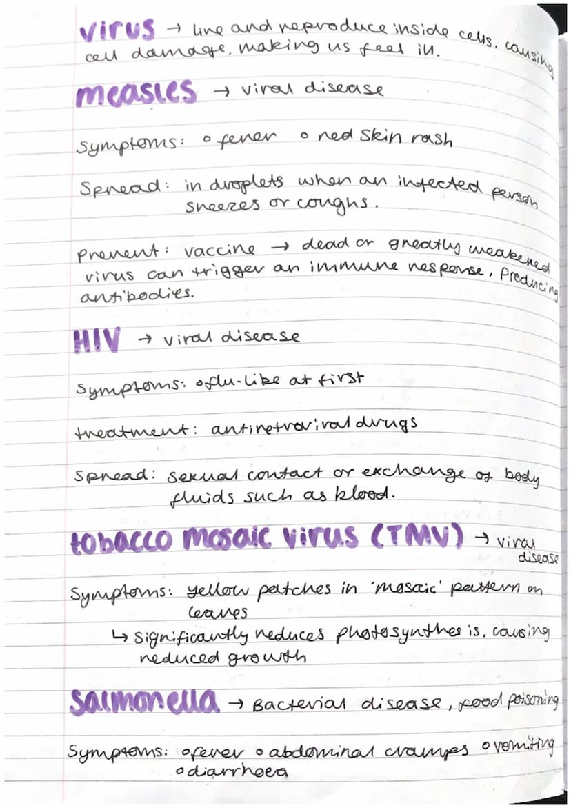 Biology
combined
science
Infection Response
pathogen
viruses
O
GCSE
AQA
+ microorganisms that cause disease
• bacteria oprotists
• fungi.
co
