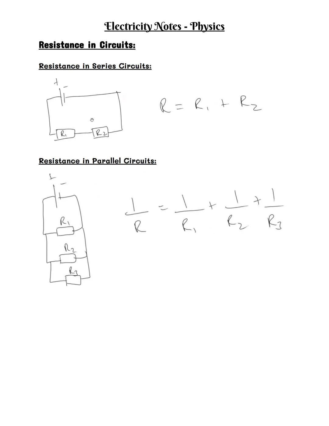 Electricity Notes - Physics
Structure of an Atom:
Proton
Electron
Neutron
Circuit Symbols:
Diode
Charge
Relative Mass
+1
-1
0
1
1/2000 (or n