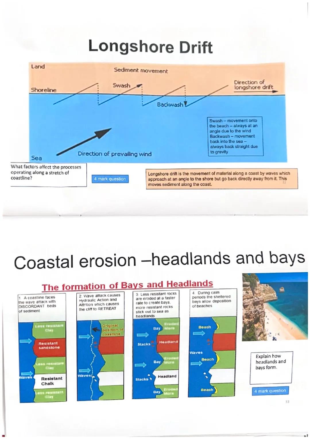10
This is for coasts and rivers, so make sure you know it!
The Four
main types of
EROSION
The power of the water
Rocks hitting each other
A