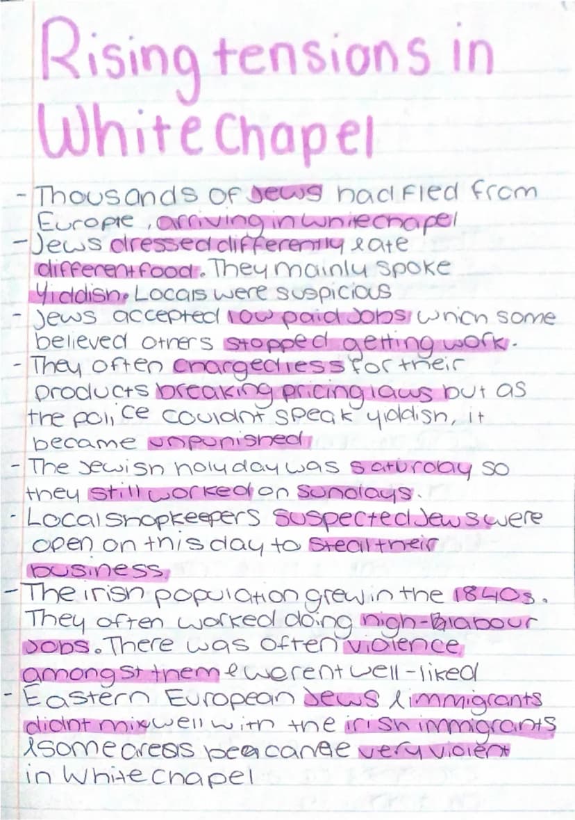 -
-
HISTORY
White Chapel
Background Context
High in beggars, prostitutes, Criminais
& alcoholics.
Widespread of unemployment
of 30 people we