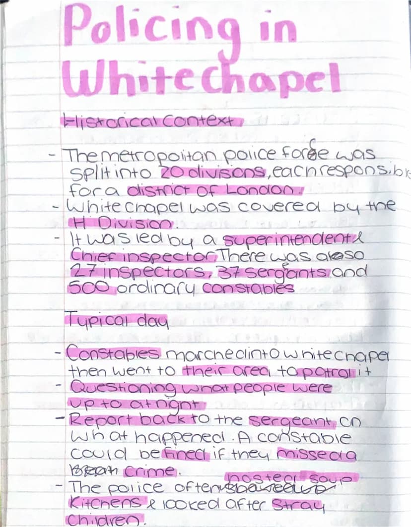 -
-
HISTORY
White Chapel
Background Context
High in beggars, prostitutes, Criminais
& alcoholics.
Widespread of unemployment
of 30 people we