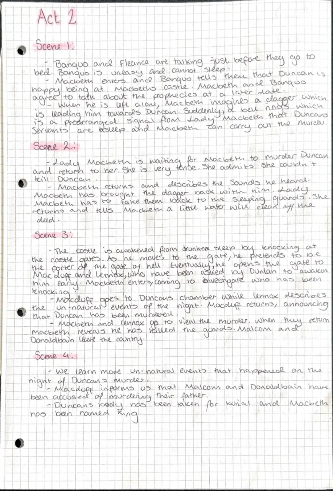 Act 1
Scene 1:
-The 3 witches are introduced. They inform the audience that
they are going to meet with Macbeth.
Scene 2.
- Duncan is introd