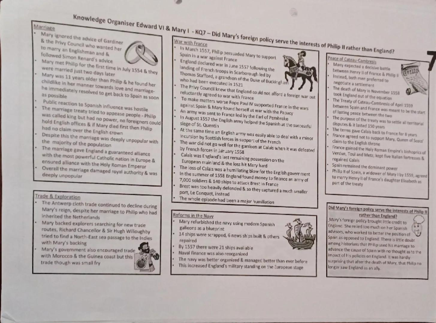The legacy of Henry Vill
Henry had ensured Edward's succession was law & set
up a Regency Council with 16 men named as regents
The council t