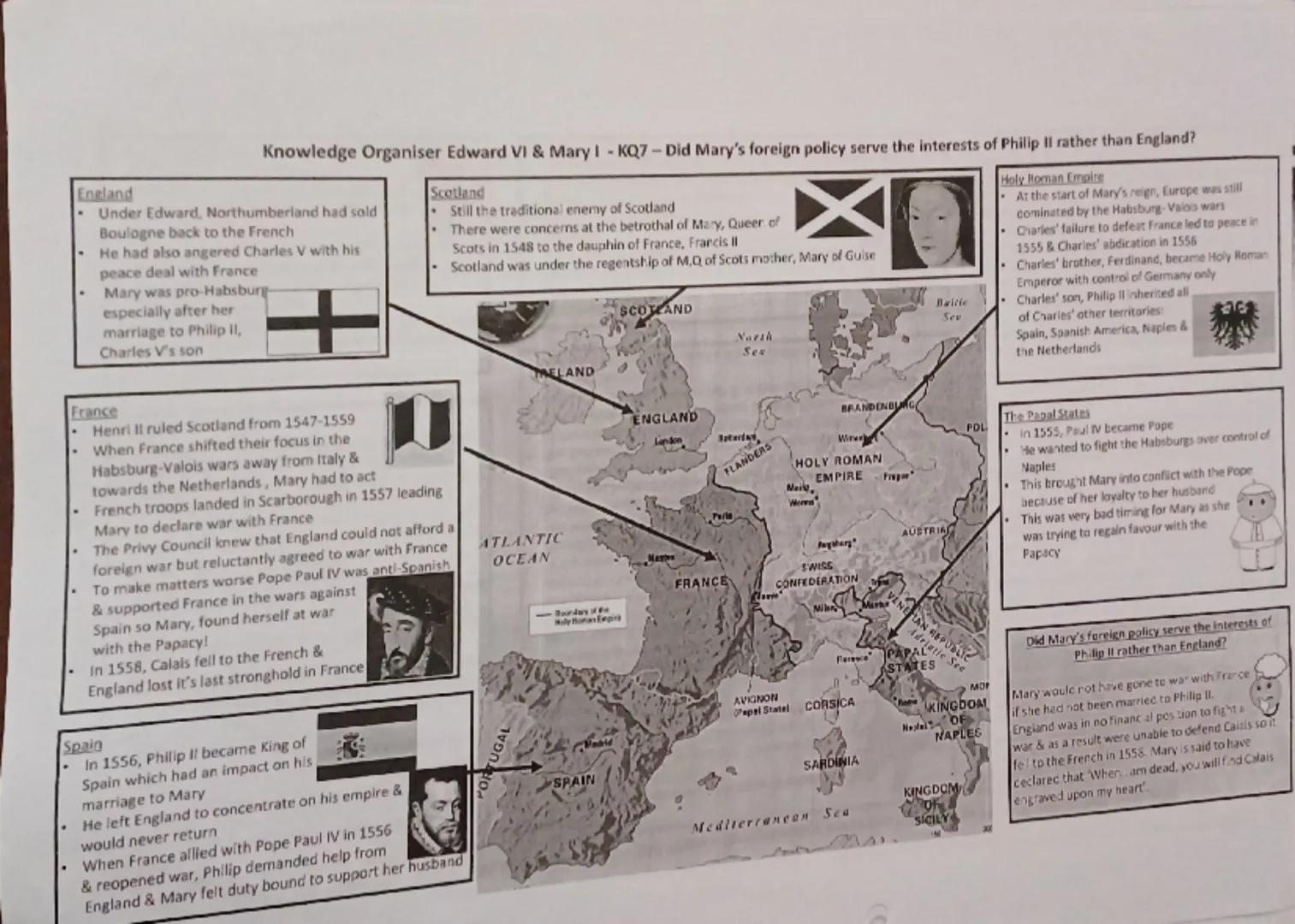The legacy of Henry Vill
Henry had ensured Edward's succession was law & set
up a Regency Council with 16 men named as regents
The council t
