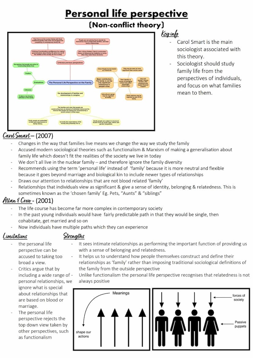 
<p>Functionalism is a non-conflict theory that views society as being based on a value consensus, where individuals cooperate harmoniously.
