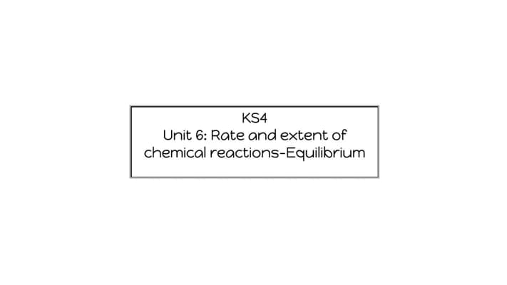 Know GCSE Rates of Reaction thumbnail