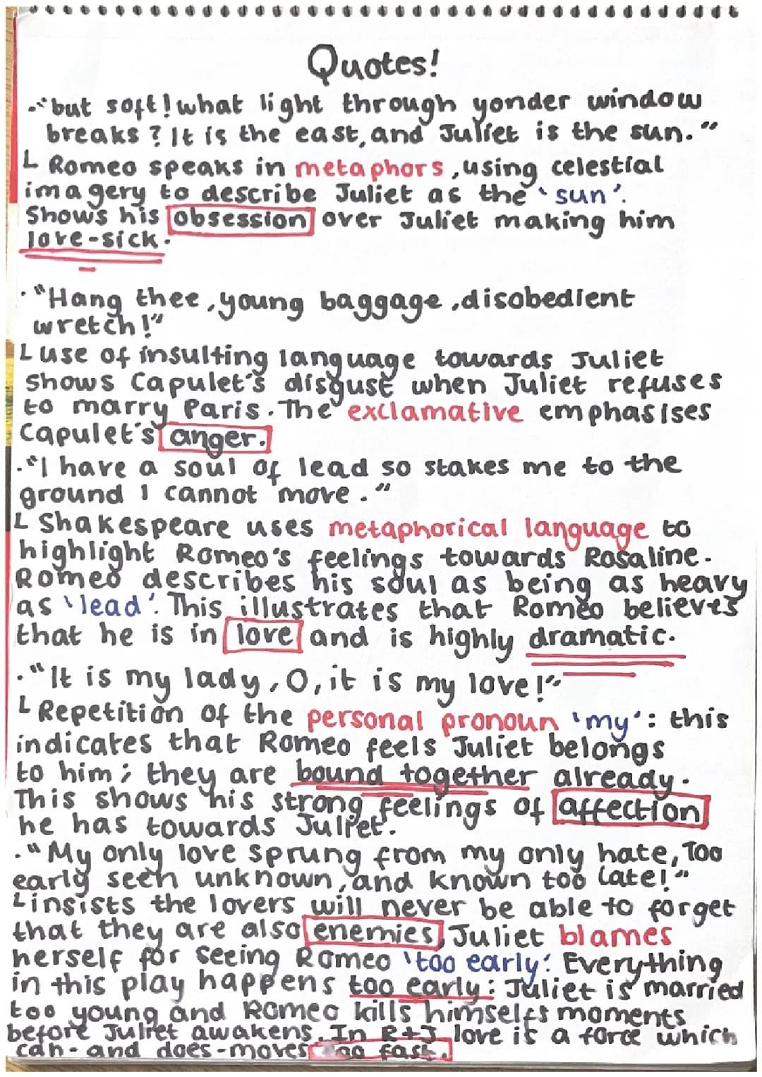 Romeo and juliet quotes 