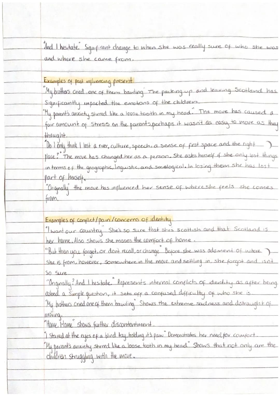 2
Carol Ann
Duffy - Poetry themes.
Originally
• Change: The move to England from Scotland/growing up/change.
acceptance / change in identity