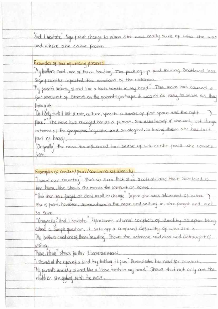 2
Carol Ann
Duffy - Poetry themes.
Originally
• Change: The move to England from Scotland/growing up/change.
acceptance / change in identity
