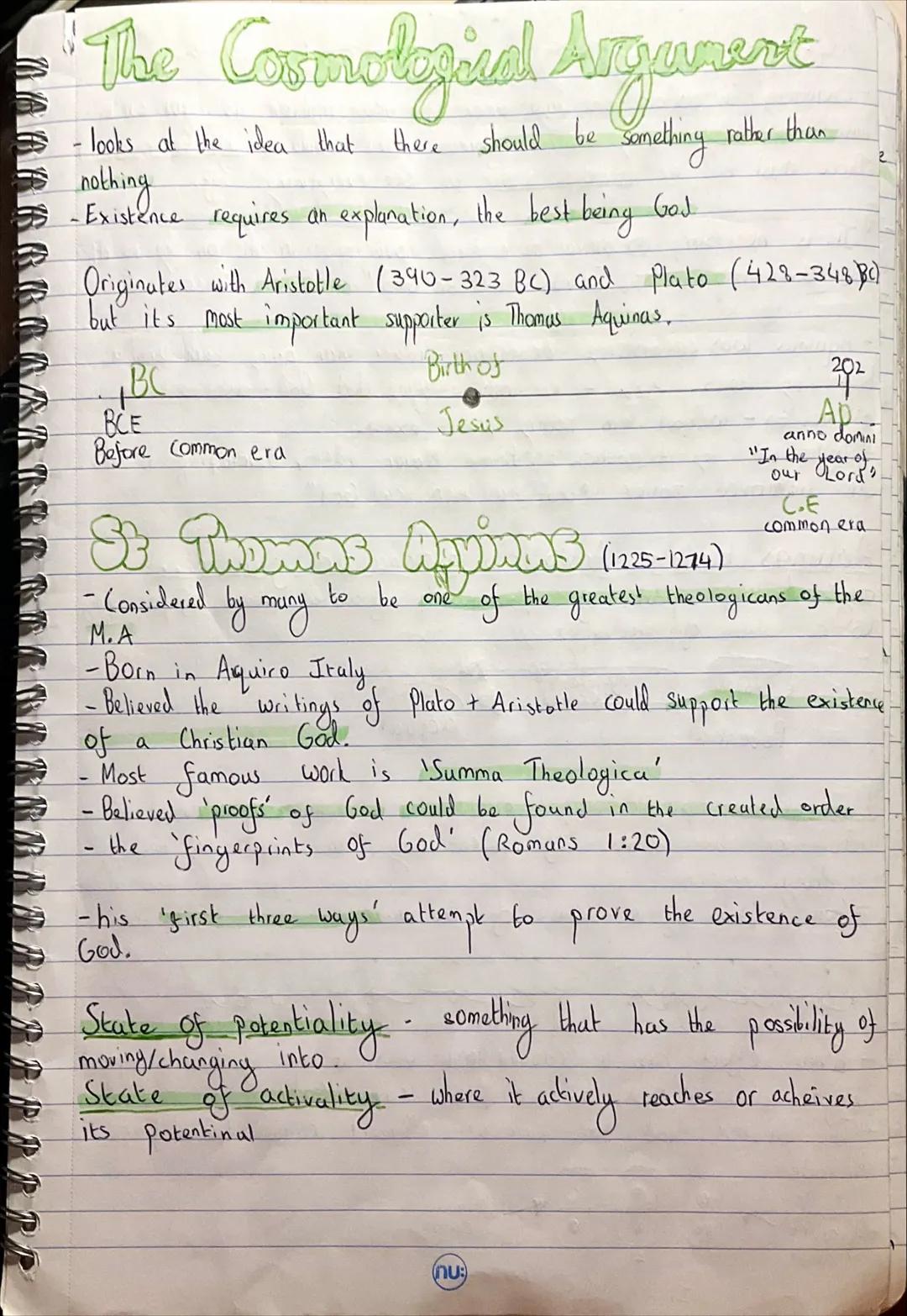 The Cosmological Argument