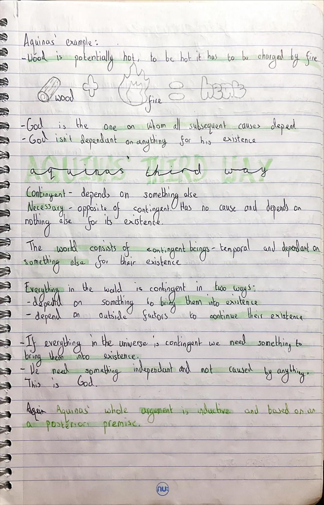 # The Cosmologisel Arganent

- looks at the idea that there should be something rather than
nothing.
-Existence requires an explanation, the