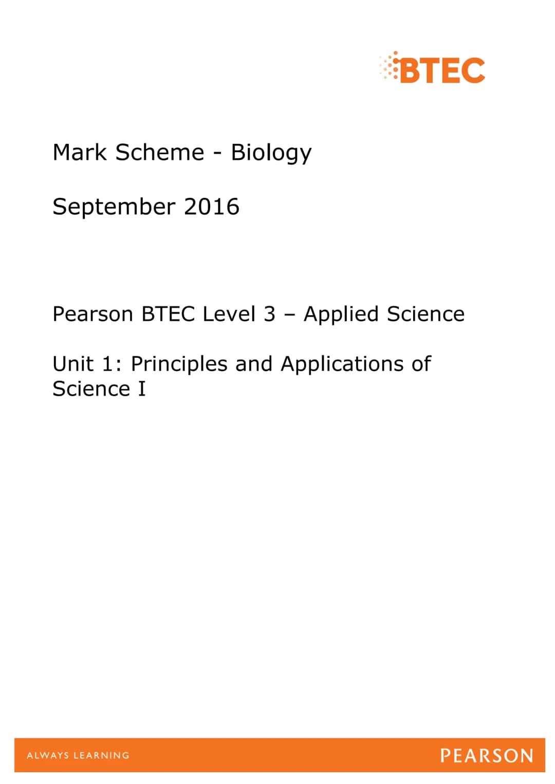 Please check the examination details below before entering your candidate information
Candidate surname
Pearson BTEC
Level 3
Nationals
Centr