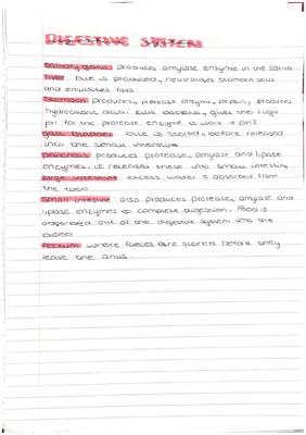 Know GCSE COMBINED SCIENCE BIOLOGY TOPIC 2 NOTES  thumbnail