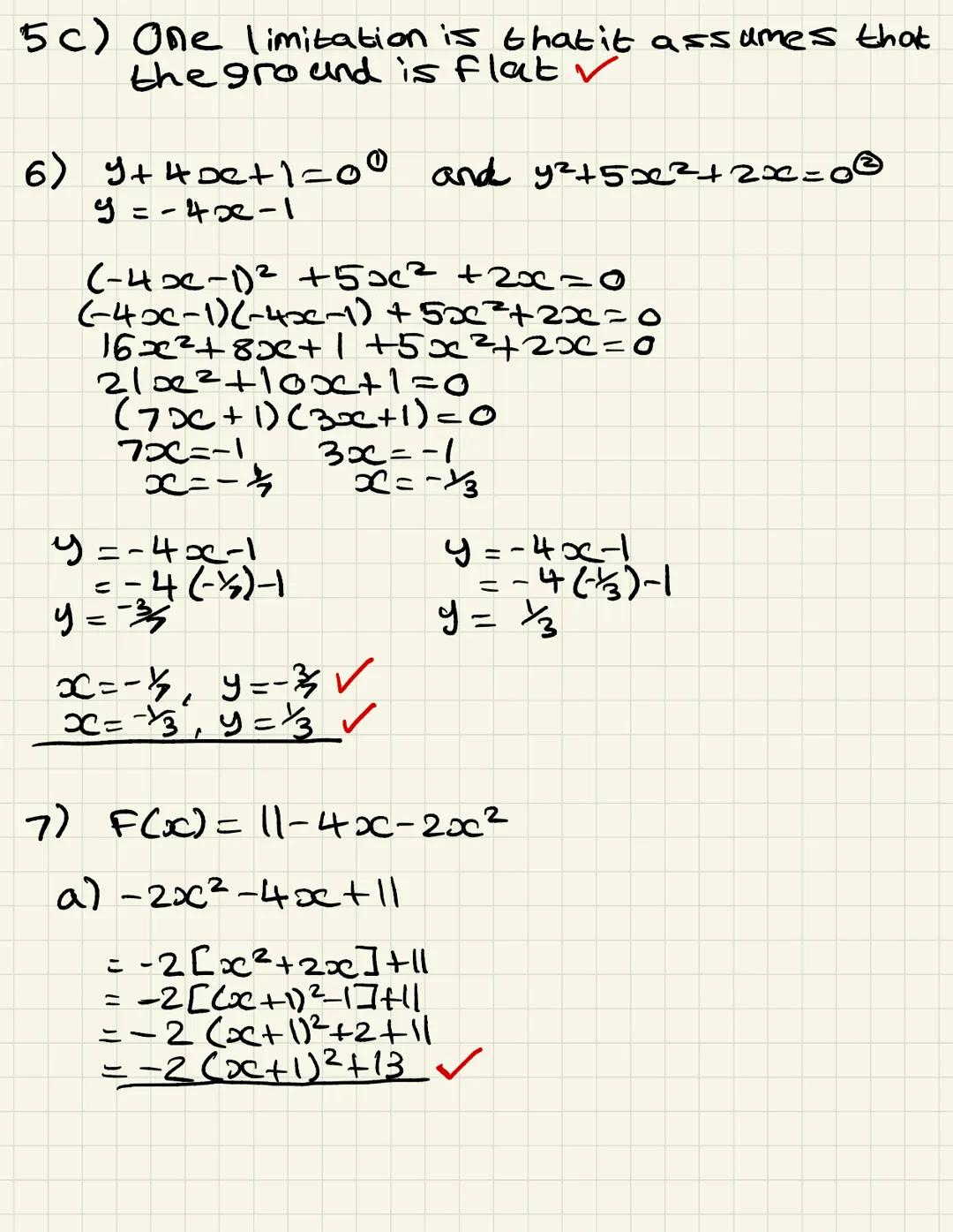 Name:
Score: /56
Strengths:
1.
2.
3.
Completing the square
Discriminant
Disguised Quadratics
Solving
Sketching
Any others?
Test A: Quadratic