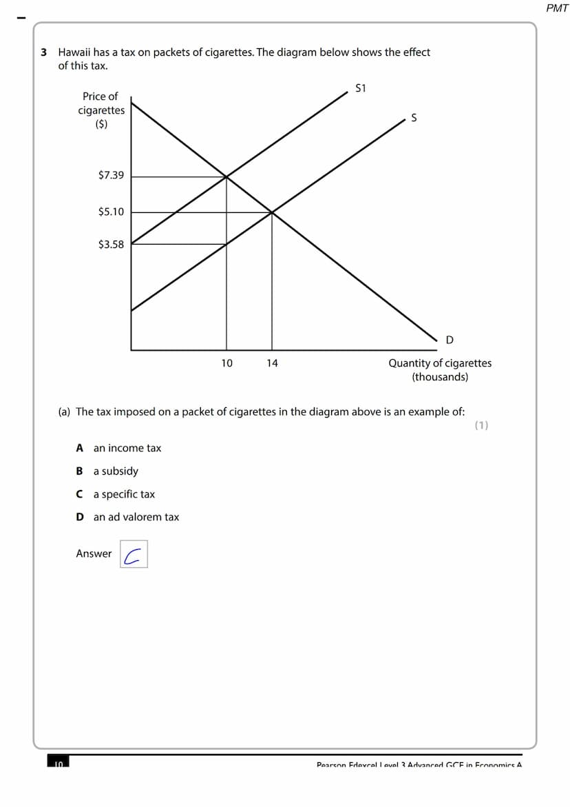 Write your name here
Surname
Centre Number
Pearson Edexcel
Level 3 GCE
Economics A
S47427A
©2014 Pearson Education Ltd.
Other names
Advanced