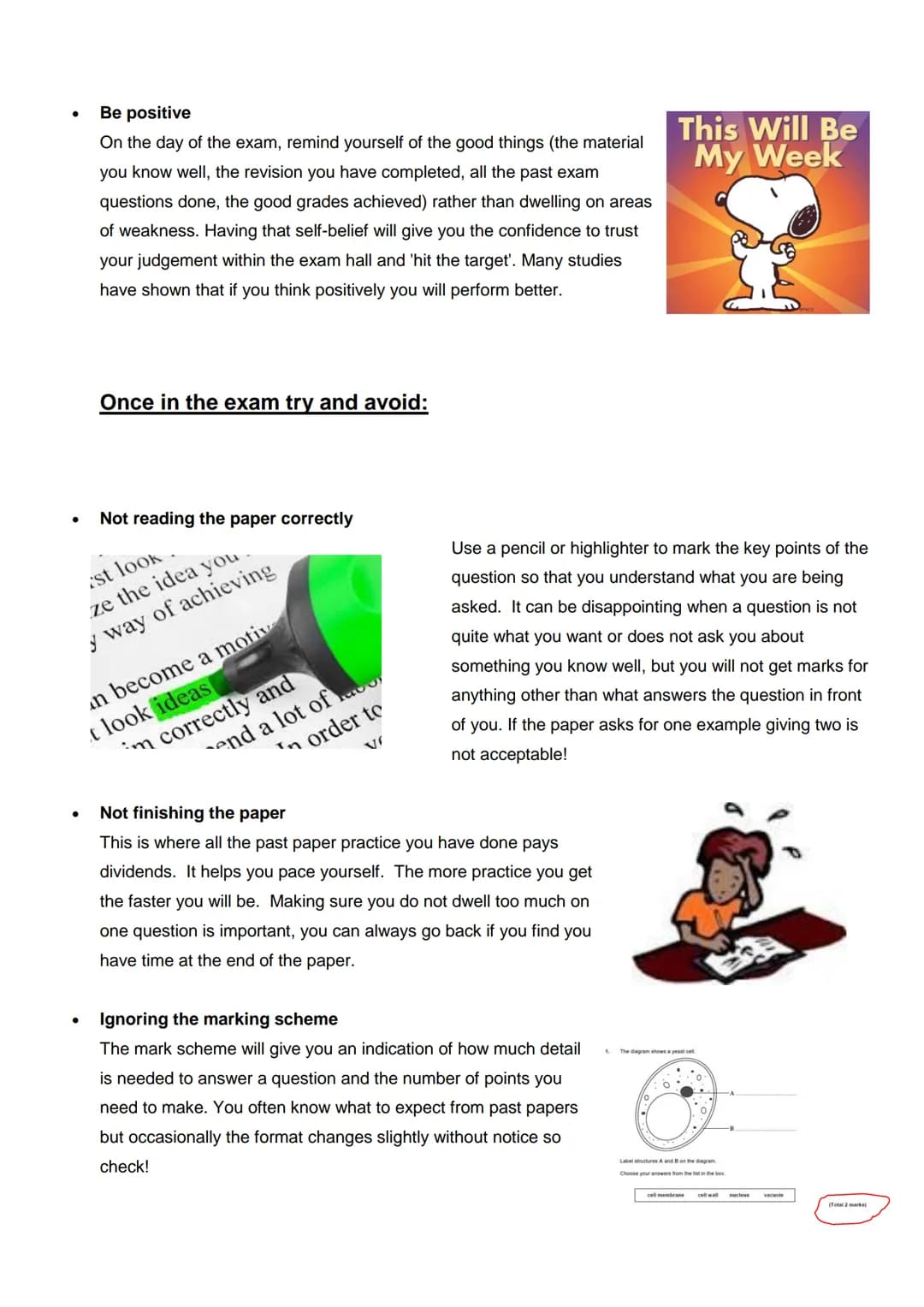 Revision Where
do I start?
-
Mocks - What
can I learn from
them?
Study, Revision and
Exam Tips
Sleep - Is it really
important?
Memory - How
