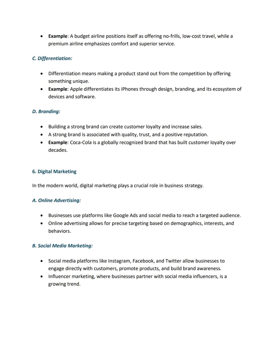 1. What is Marketing?
Marketing is the process of identifying, anticipating, and satisfying customer needs profitably. It
involves understan