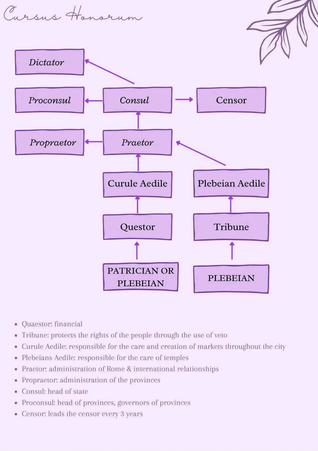 Background
to the
Republic Roman Social Herarchy
Patricians
Patricians are wealthy landowners who are descendants of the original 20
senator