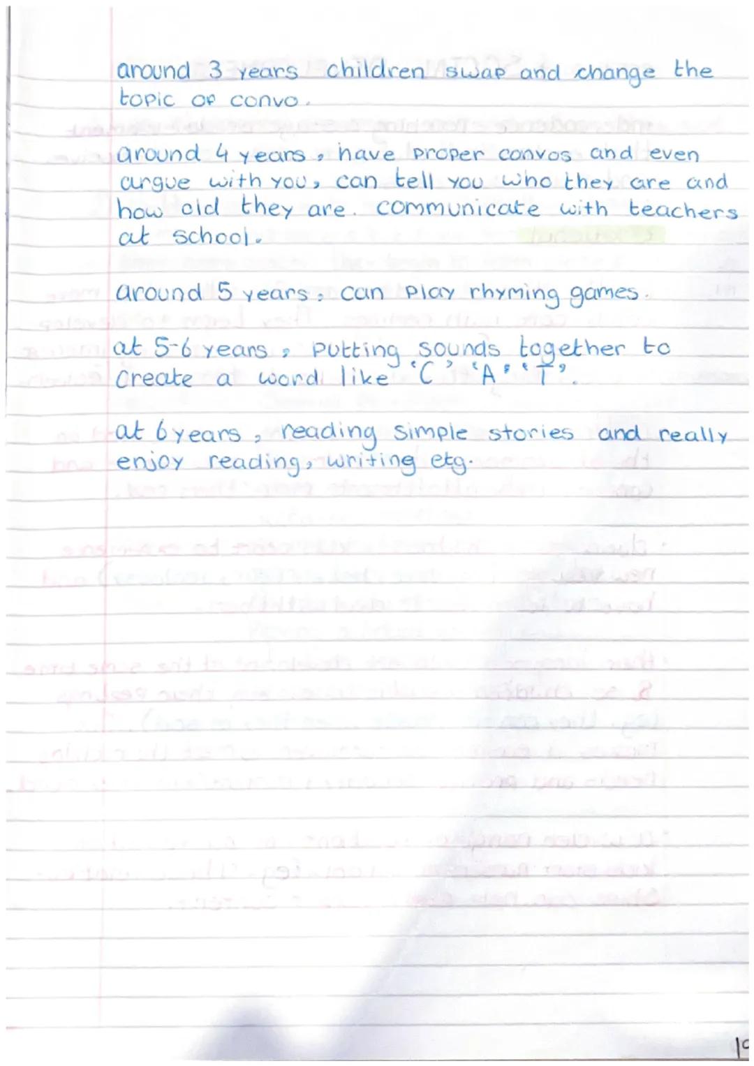 Task 1
-
Early childhood 3-8 years
k.Q. what are the physical development changes
in Early childhood?
Height and weight increases.
The conti