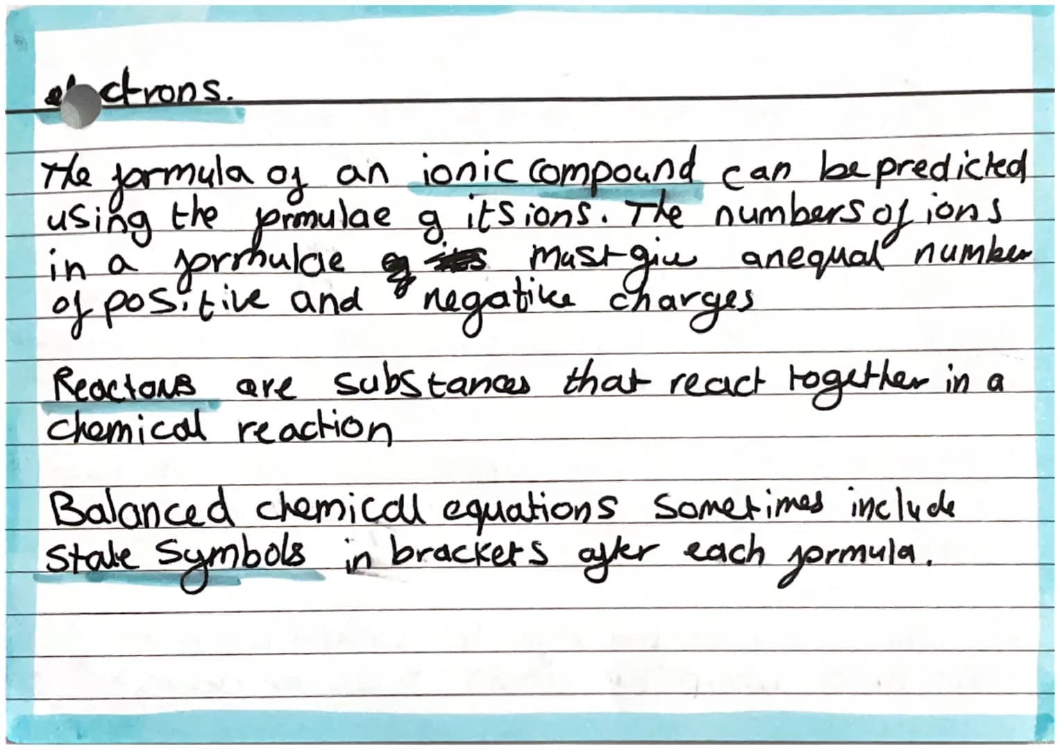 
<p>A chemical formula is used to represent an element or a compound in balanced chemical equations. A compound is a substance that contains