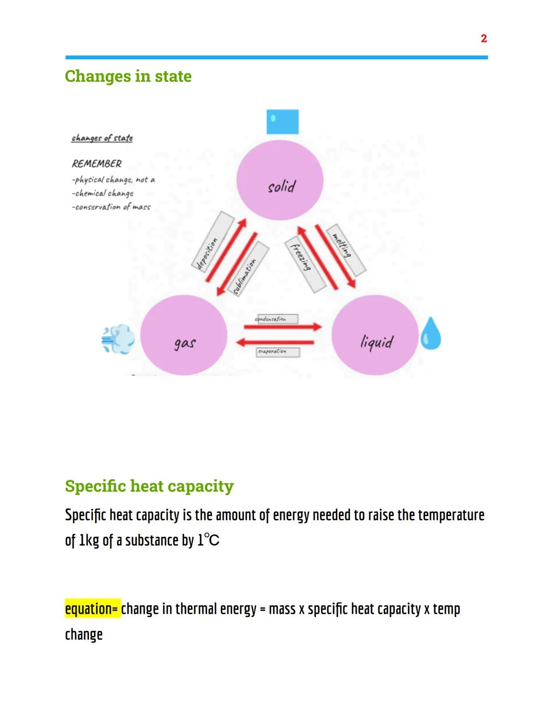 III
Particle model of matter
Physics Topic 3 - AQA combined science
States of matter
Solid
Regular arrangement, Fixed shape and volume,High 