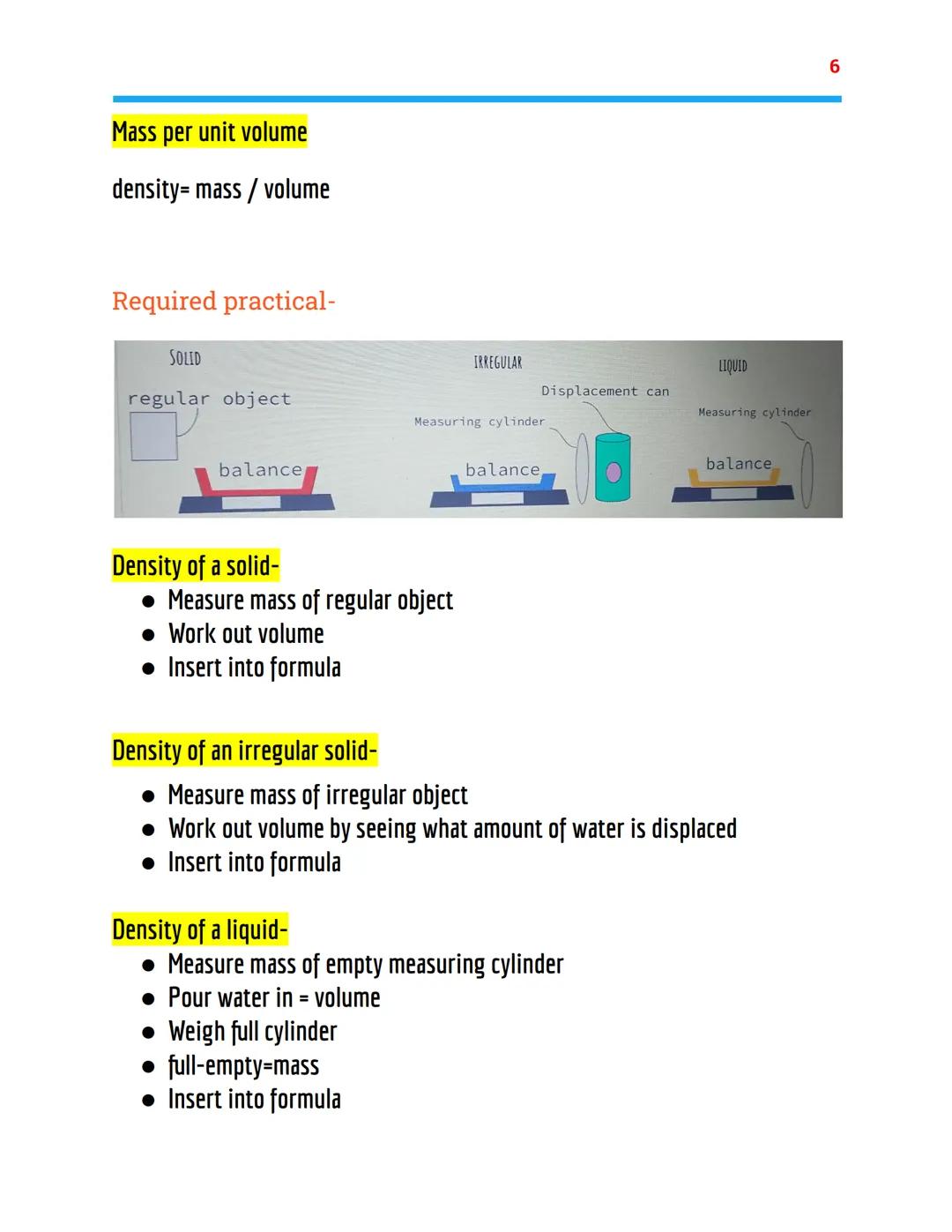 III
Particle model of matter
Physics Topic 3 - AQA combined science
States of matter
Solid
Regular arrangement, Fixed shape and volume,High 