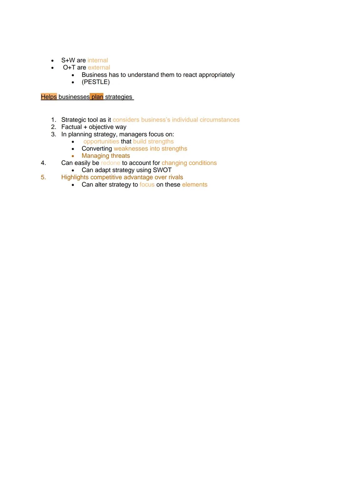 Mission, Objective and Strategy

1. Mission = overall purpose
2. Objectives = goals set to achieve mission
   * Profit, growth, survival, ca