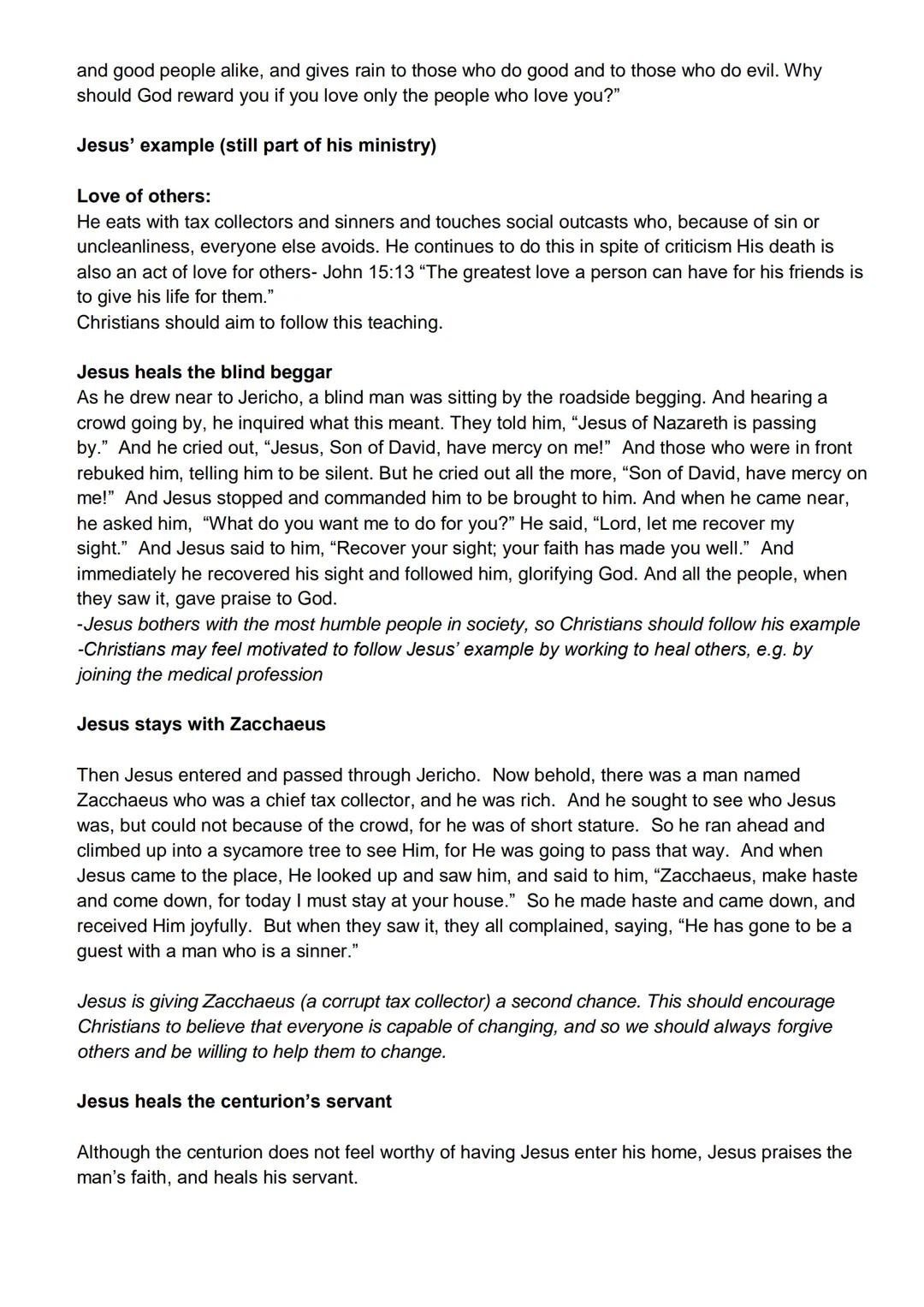 Christianity
Mandatory Content
Beliefs:
◆ beliefs about God
Higher RMPS Revision Guide
◆ nature of human beings: free will; sin; stewards
◆ 