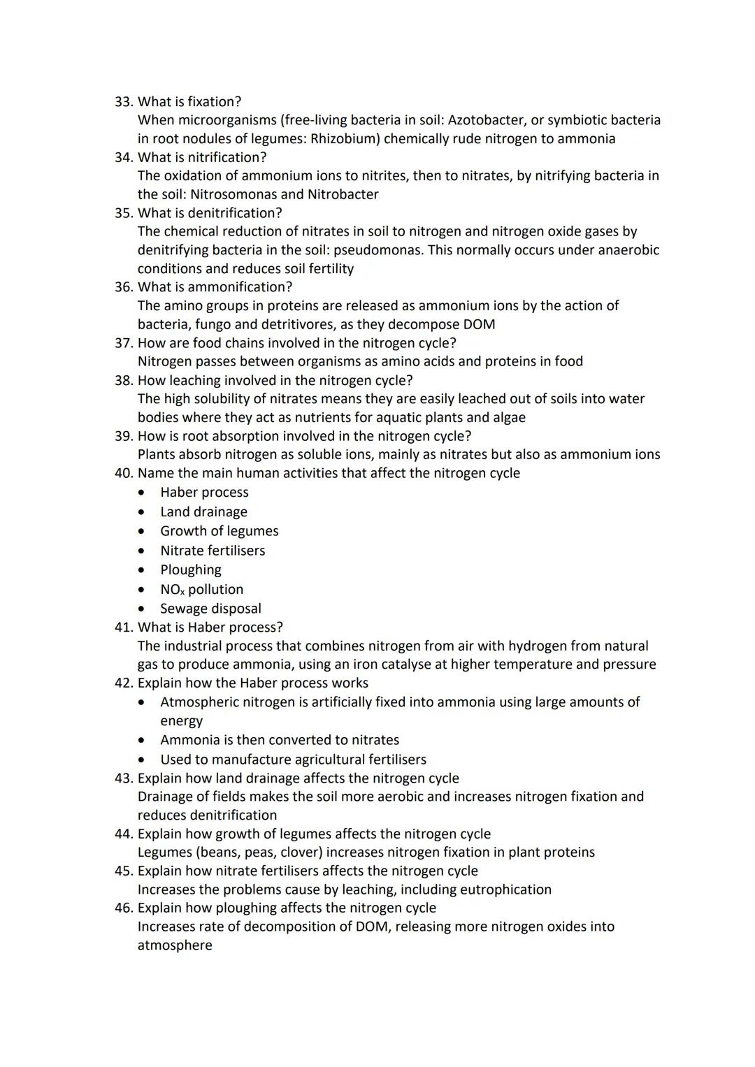 ### 3.2.4 biogeochemical cycles

1. What are biogeochemical cycles?
A series of linked processes which use and re-use elements such as carbo