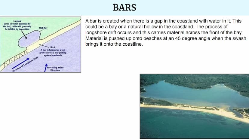 Depositional Landforms
Coastal Landscapes DEFINITION:
BEACHES
A beach is a landform alongside a body of water which consists of loose partic