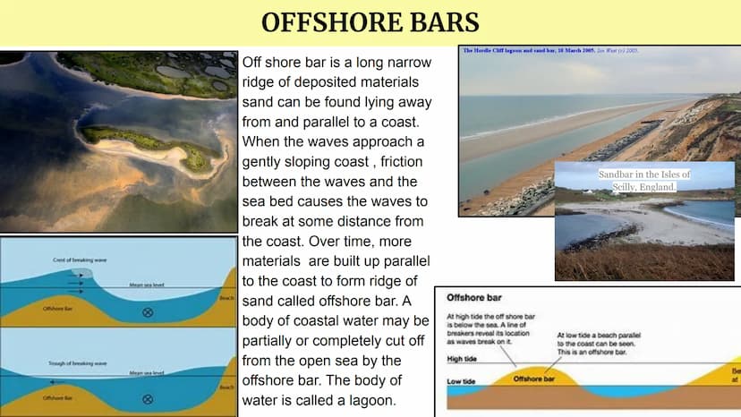 Depositional Landforms
Coastal Landscapes DEFINITION:
BEACHES
A beach is a landform alongside a body of water which consists of loose partic