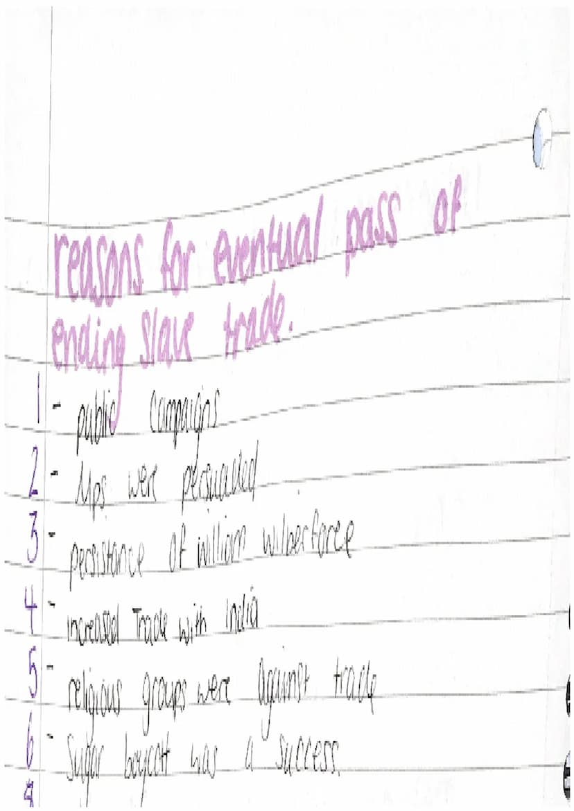 J
2
23
3
4
5
6
4
5
6
Atlantic Slave trade?
reasons for british involvement
in slave trade.
3155
point 1:
Slavery
growing in
6
-
-
was profit