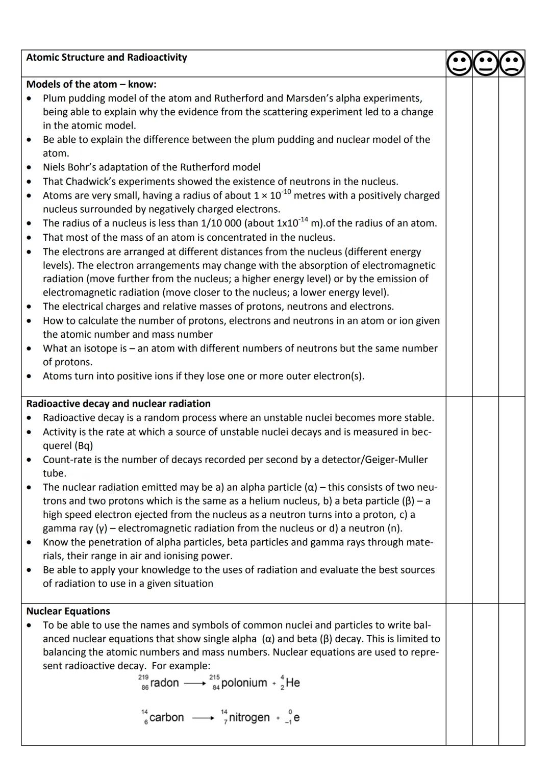Year 10 AQA GCSE Physics Revision Booklet
Particle model of matter
Density of materials - know
•
the density of a material is defined by the