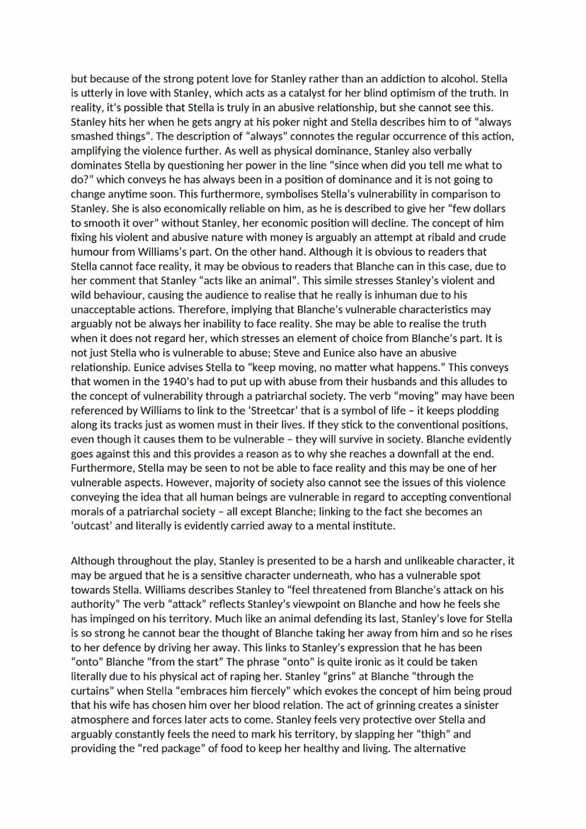 "Despite the excitement and clamour, the play essentially shows us the vulnerability of
human beings." In the light of this comment, explore