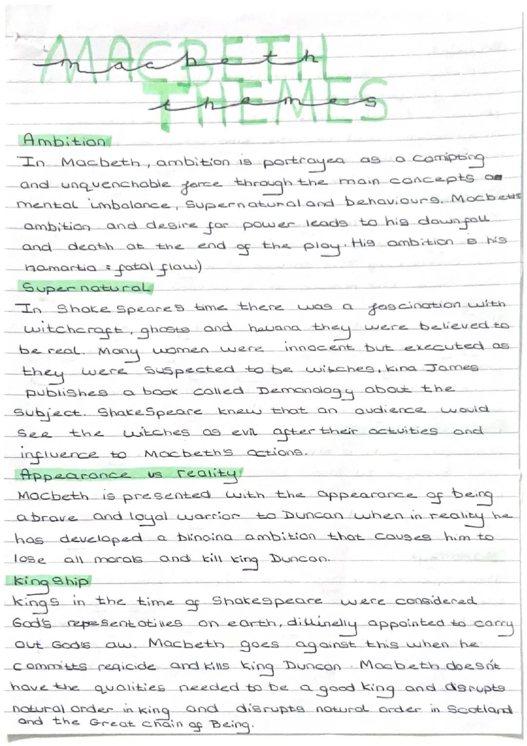 GCSE - Macbeth