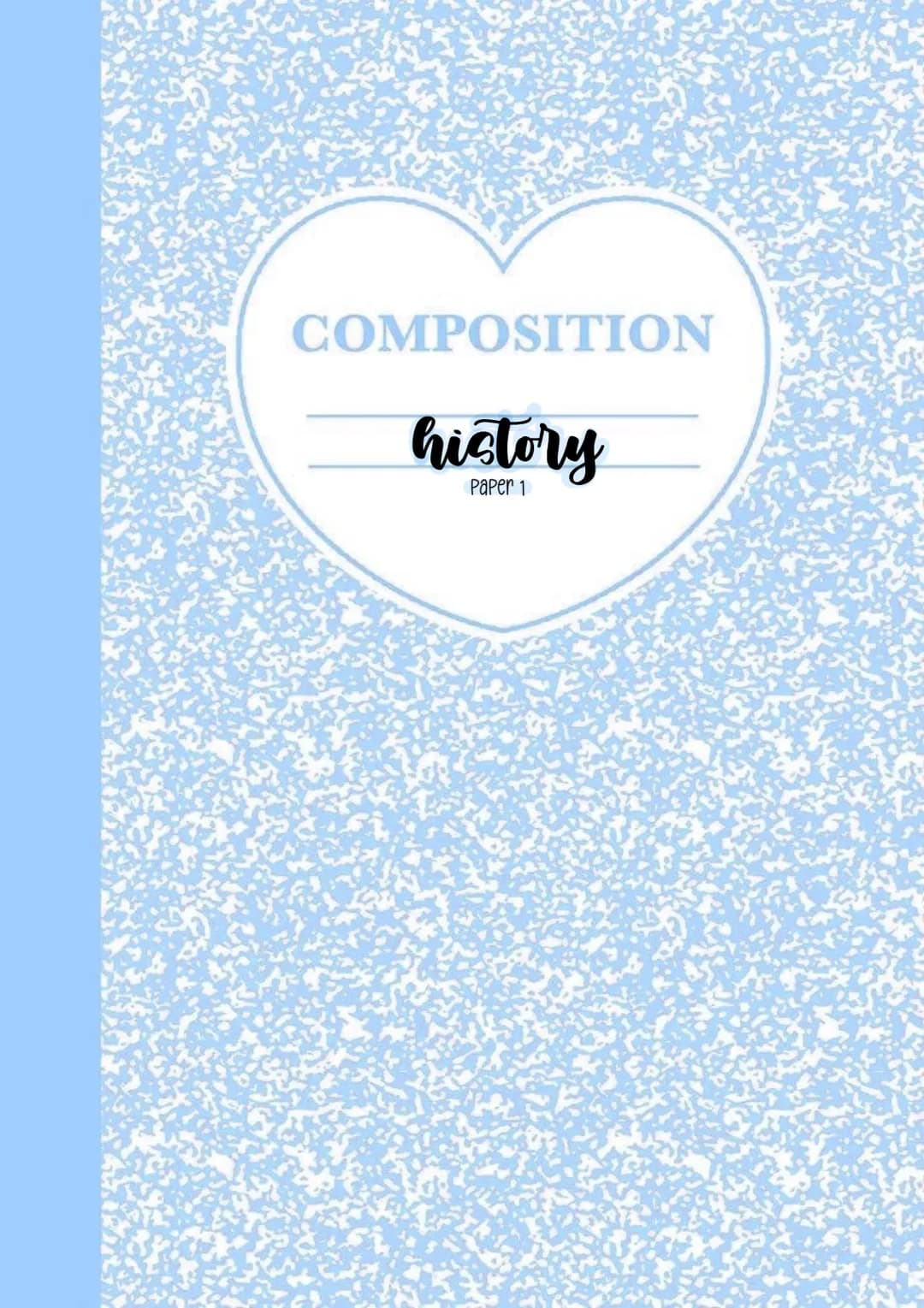 COMPOSITION
history
Paper 1 confidence with topic :
revised
somewhat revised
need to revise
poverty and vagrancy poverty and vagrancy
An inc
