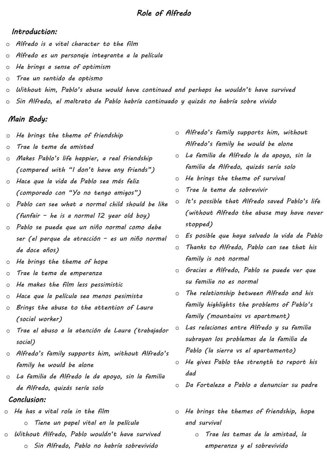 Essay Vocabulary
In this essay I am going to -> En este ensayo, voy a
Concentrates on -> se concentra
At the beginning of -> al principio de