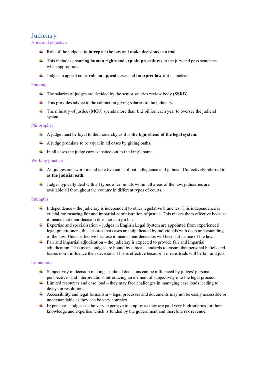 Police
Aims and objectives:
protection of citizens
reducing crime
maintaining law and order
preservation of the peace
prevention and detecti
