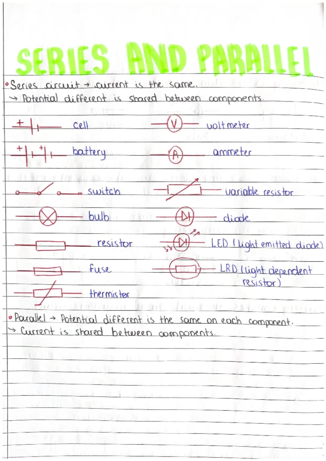 78.81)
CURRENT
O
An electric current is a flow of electric charge around the circuit.
• The unit of electric current is the ampere (A).
• We