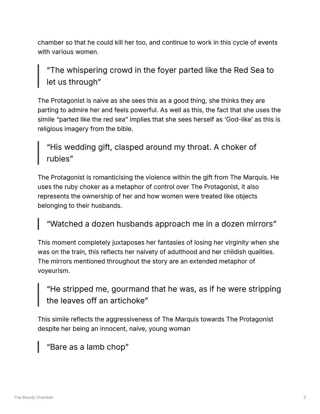 # The Bloody Chamber

paper paper 2

## Plot summary

- The story starts with The Protagonist on a train travelling to meet her soon-to-
be 